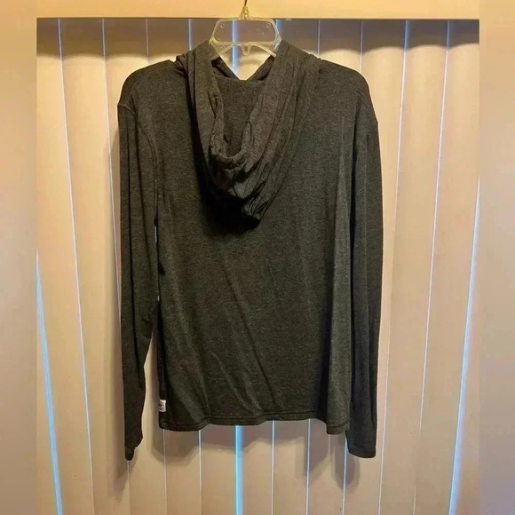 Express Lightweight Cotton Gray Pullover Hoodie Size Small in great condition - Picture 7 of 7